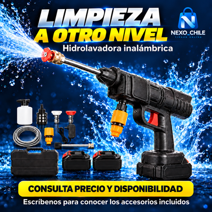 HydroJet Pro 48V™ - 💦 ¡POTENCIA SIN CABLES, LIMPIEZA SIN LÍMITES!